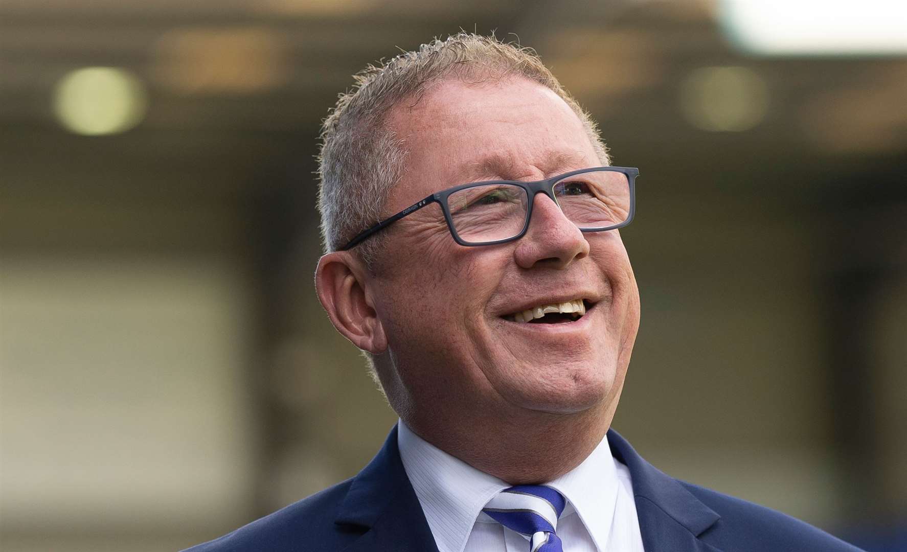 Gillingham chairman Paul Scally is enjoying the Priestfield atmosphere Picture: Ady Kerry