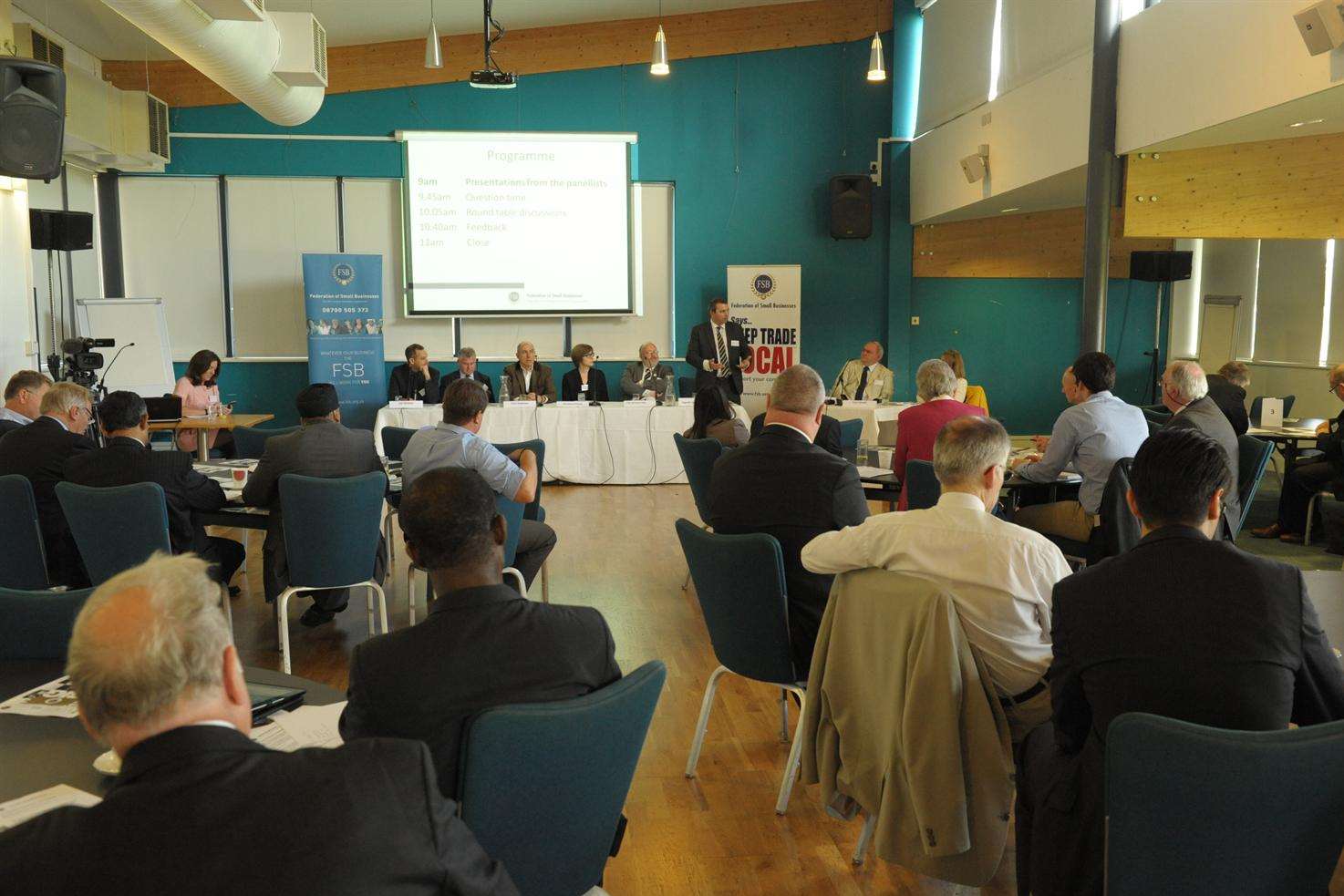 Dozens of small business leaders gathered to hear what the experts had to say about an Ebbsfleet garden city
