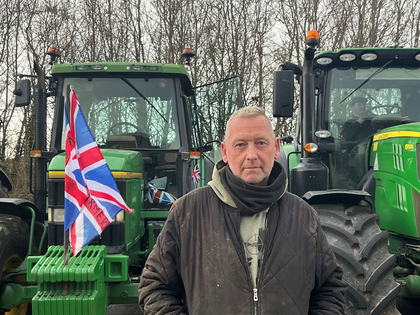 Stuart Howland, from Canterbury, was among those to rally in Ashford