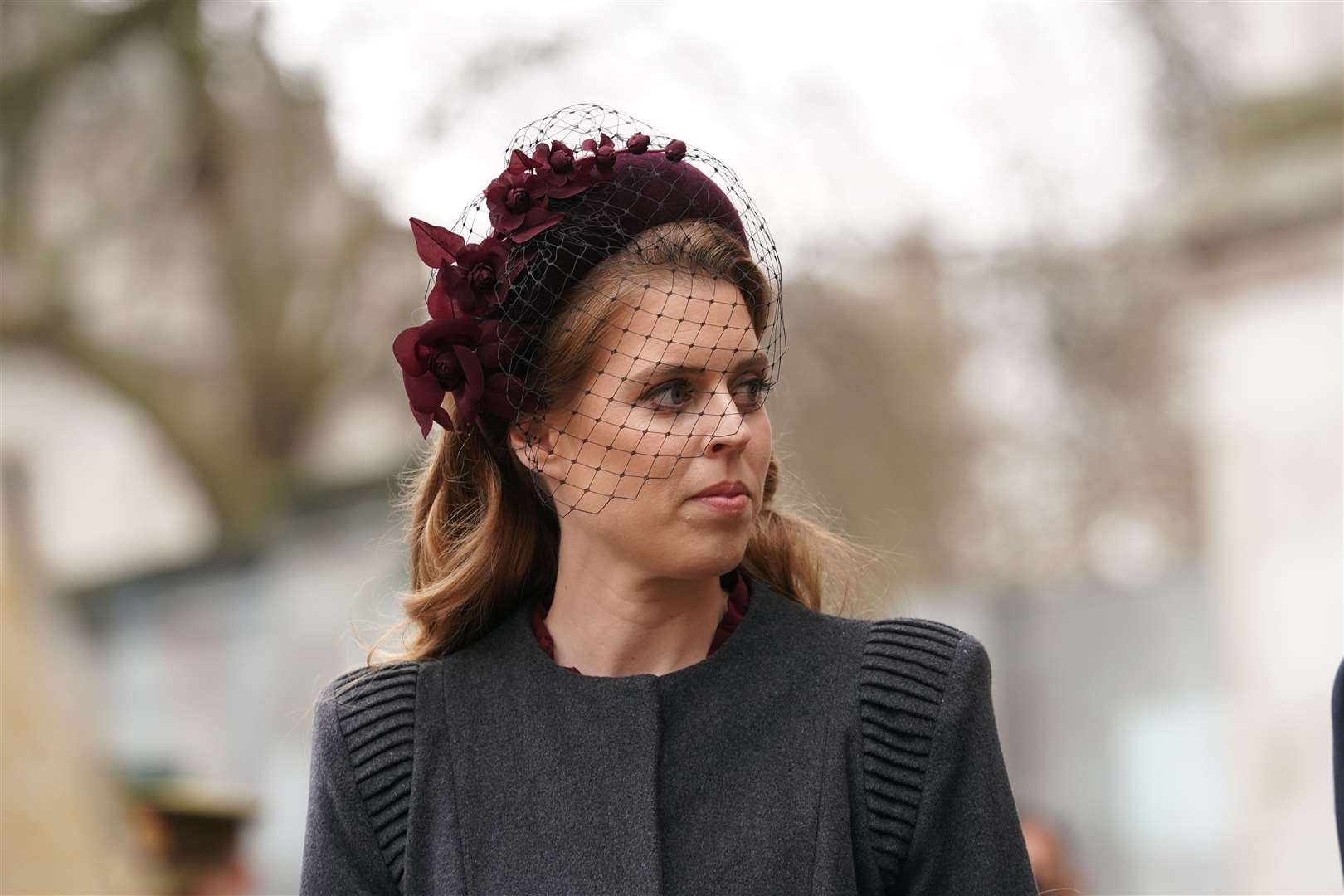 Princess Beatrice became emotional during the service (Kirsty O’Connor/PA)