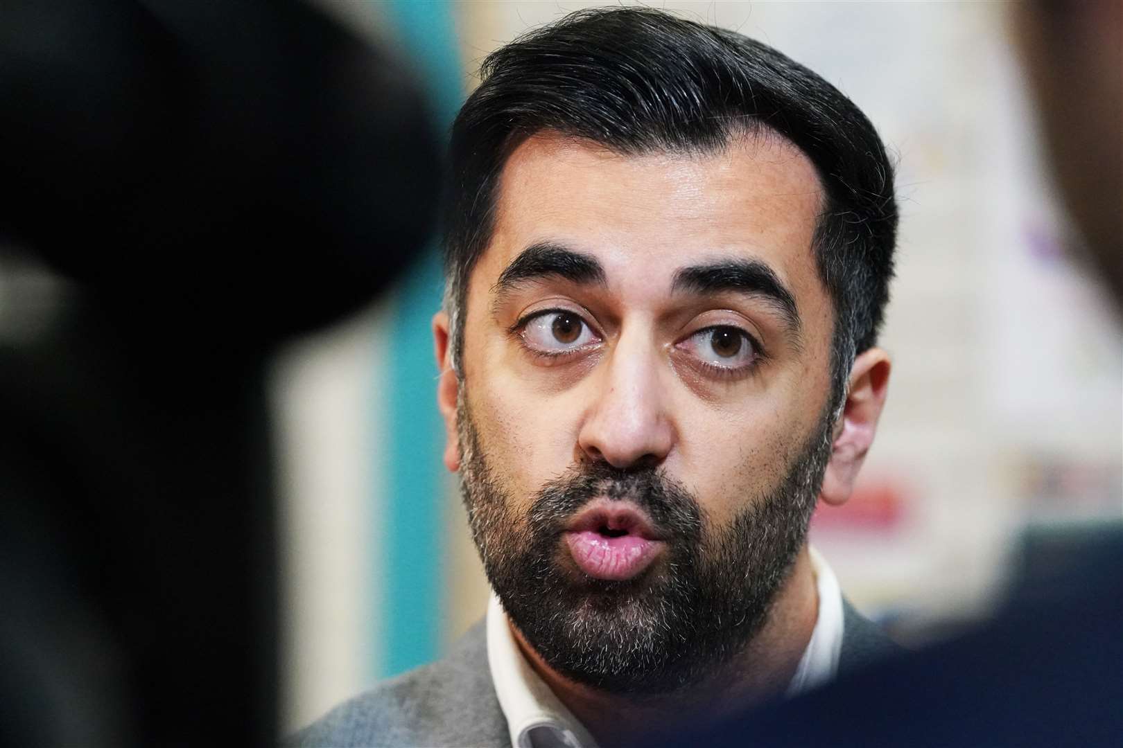 Scottish National Party leadership candidate Humza Yousaf said it would be “foolish” to abandon the SNP’s progressive agenda. (Andrew Milligan/PA)