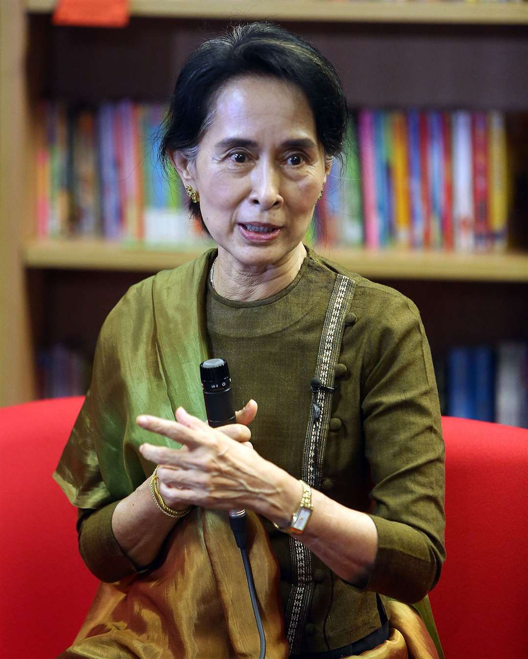 Aung San Suu Kyi in 2013 (Paul Faith/PA)