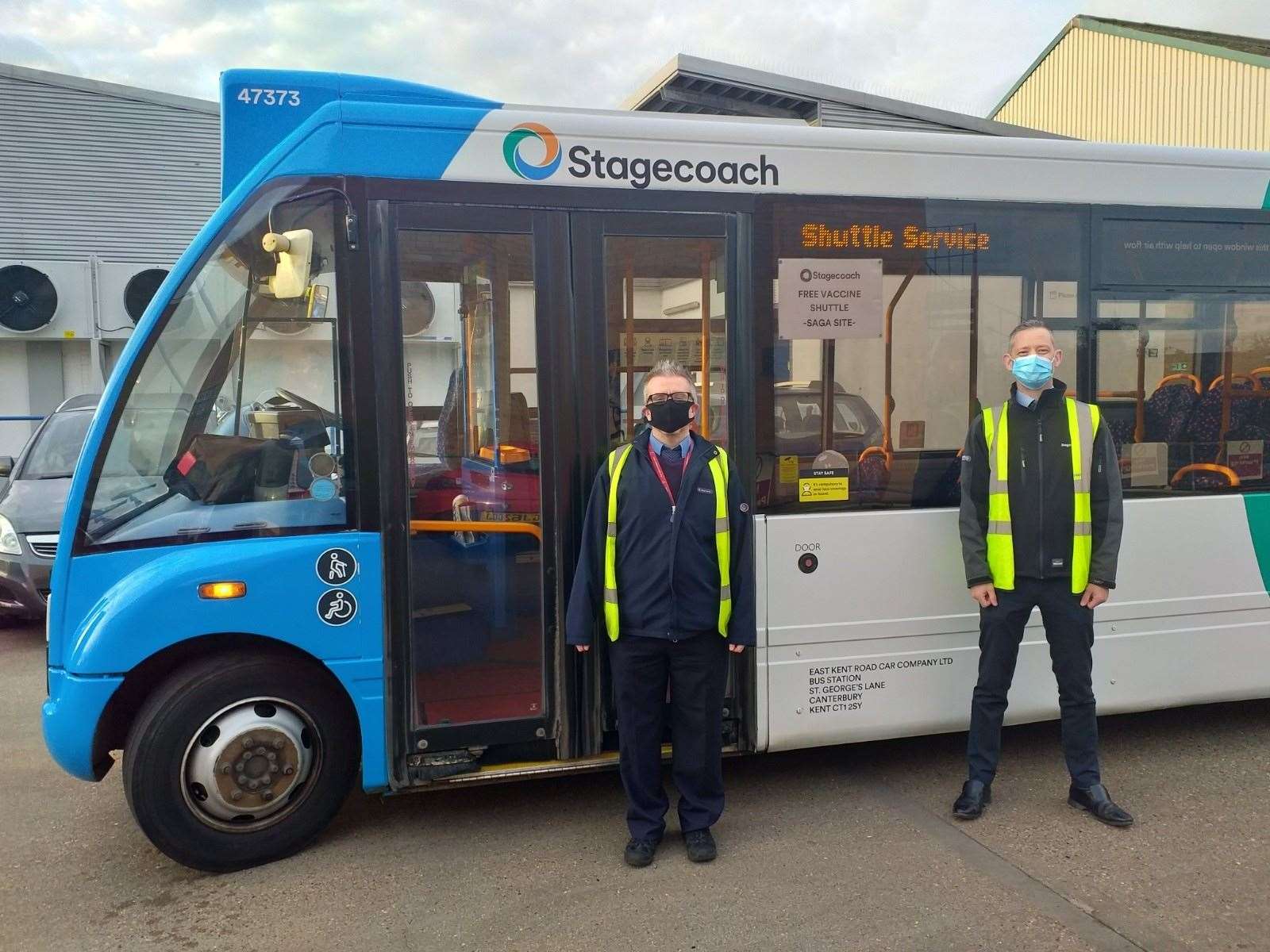 Free shuttle service launched by Stagecoach for people getting Covid
