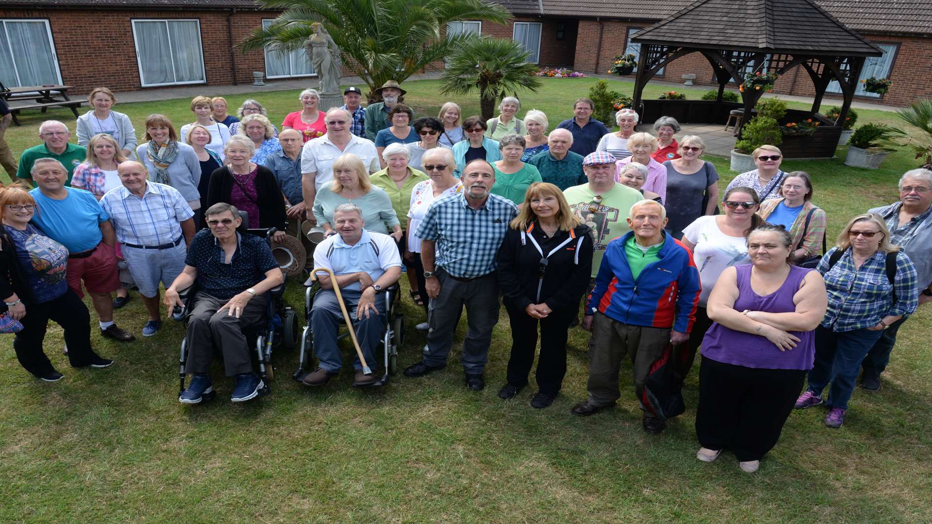 The launch of the project to get carers respite by going on walks at the Abbey Hotel in Minster