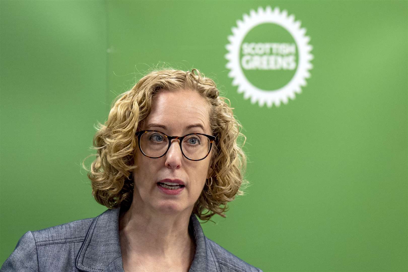 Co-leader Lorna Slater said the Greens were the only party being honest about climate change (Jane Barlow/PA)