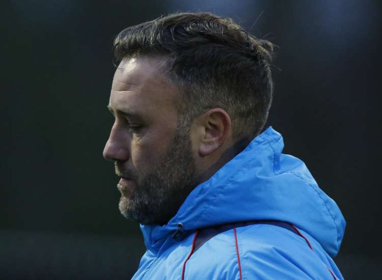 Maidstone manager Jay Saunders Picture: Andy Jones