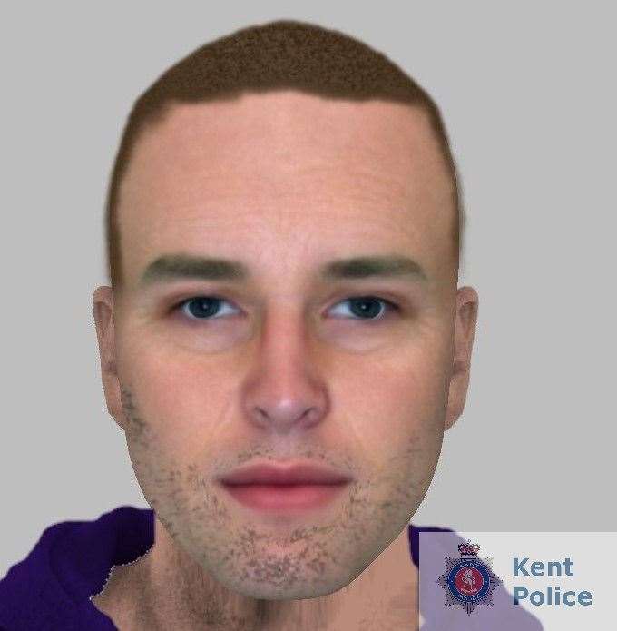 One of the men police want to find. Picture courtesy of Kent Police