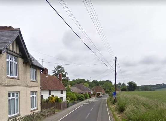 The crash happened in The Street, Doddington, near Sittingbourne.