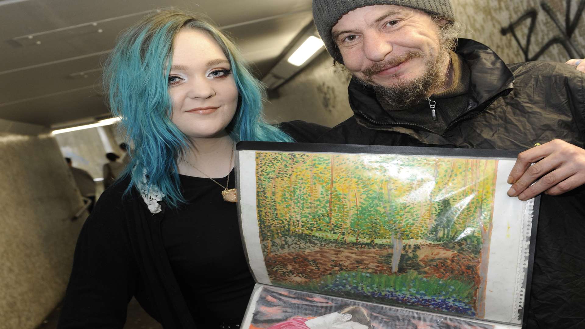 Lillie Constantine and James Sneddon. Picture: Tony Flashman