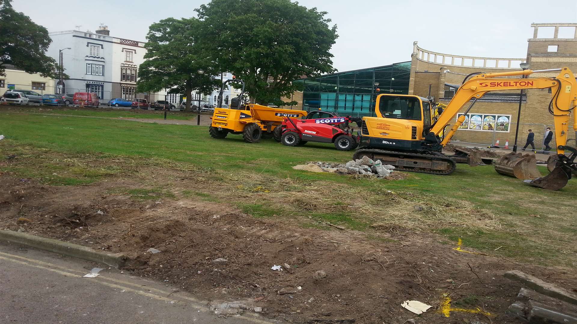 Work has started at Wimereux Gardens