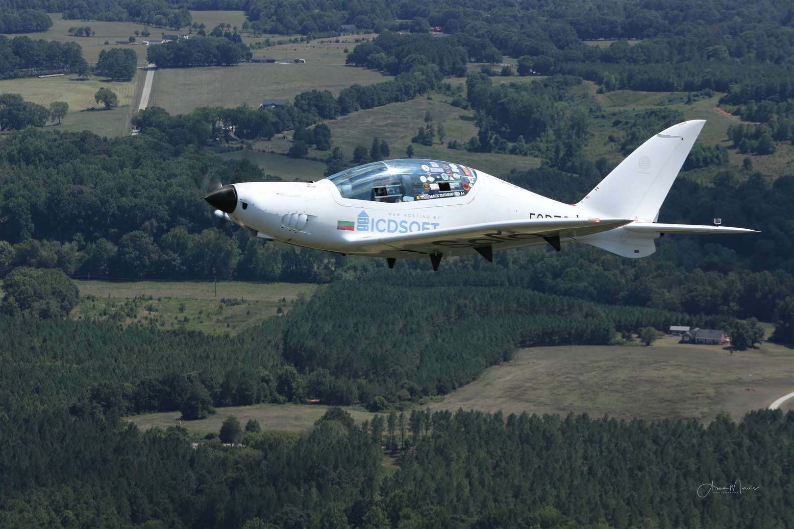 Mack flew over North Carolina on his travels (macksolo.com/PA)