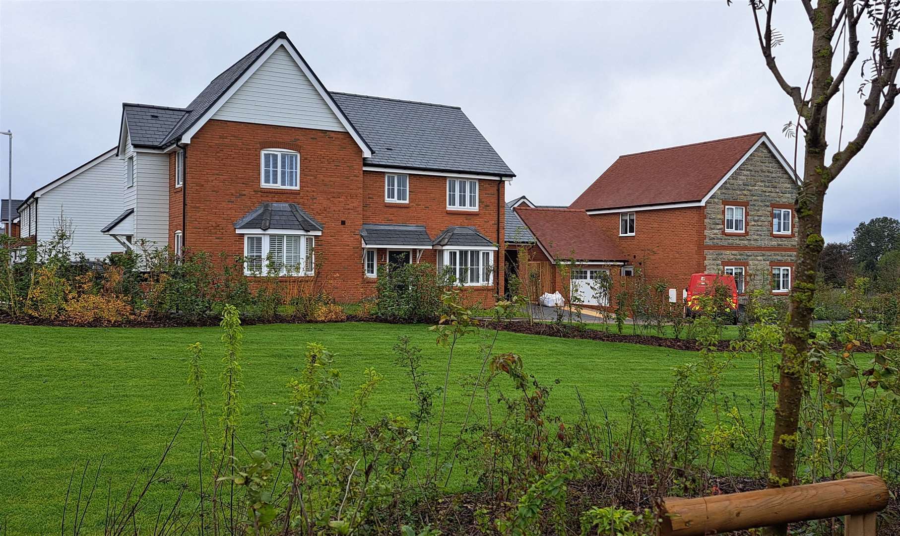 Some homes on the neighbouring Parsonage Place development are already occupied