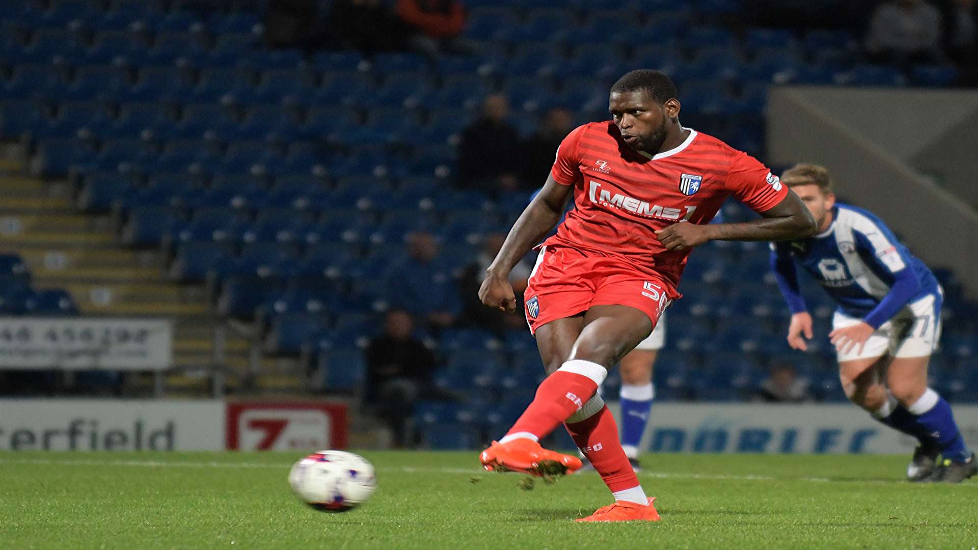 Jay Emmanuel-Thomas scores from the penalty spot Picture: Barry Goodwin