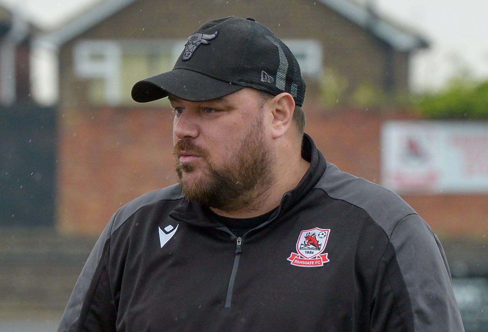 Ben Smith - has left his role as Ramsgate manager. Picture: Stuart Watson