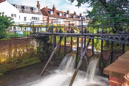 James Pickles took this beautiful shot in a tranquil spot off Mill Lane in Canterbury.