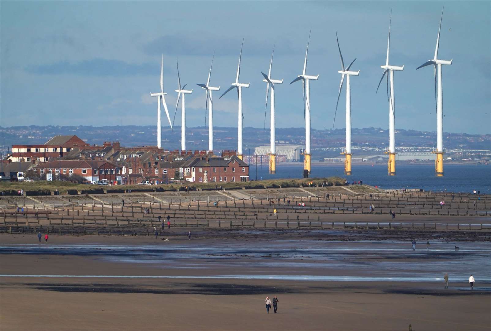 A less-windy summer meant more gas was burned for electricity (Owen Humphreys/PA)