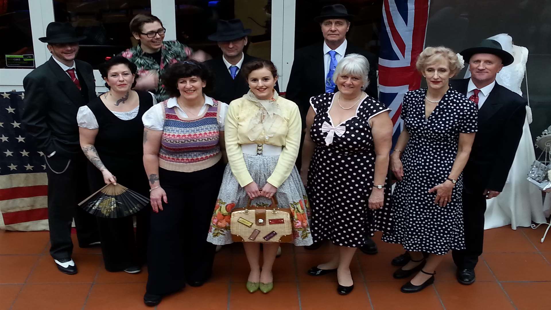 Miss Vintage UK Holly Jay Foster with the Homefront Lindy Hop