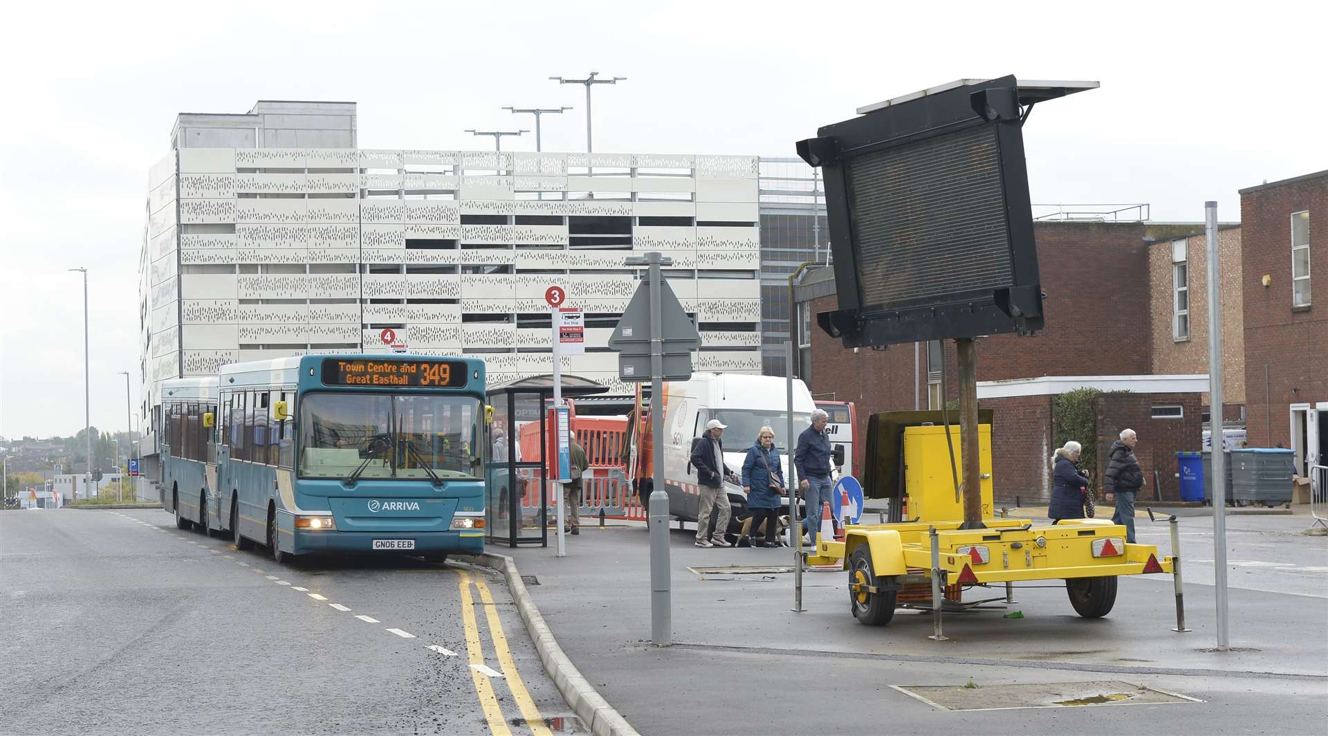 The new Sittingbourne bus hub off St Michael's Road