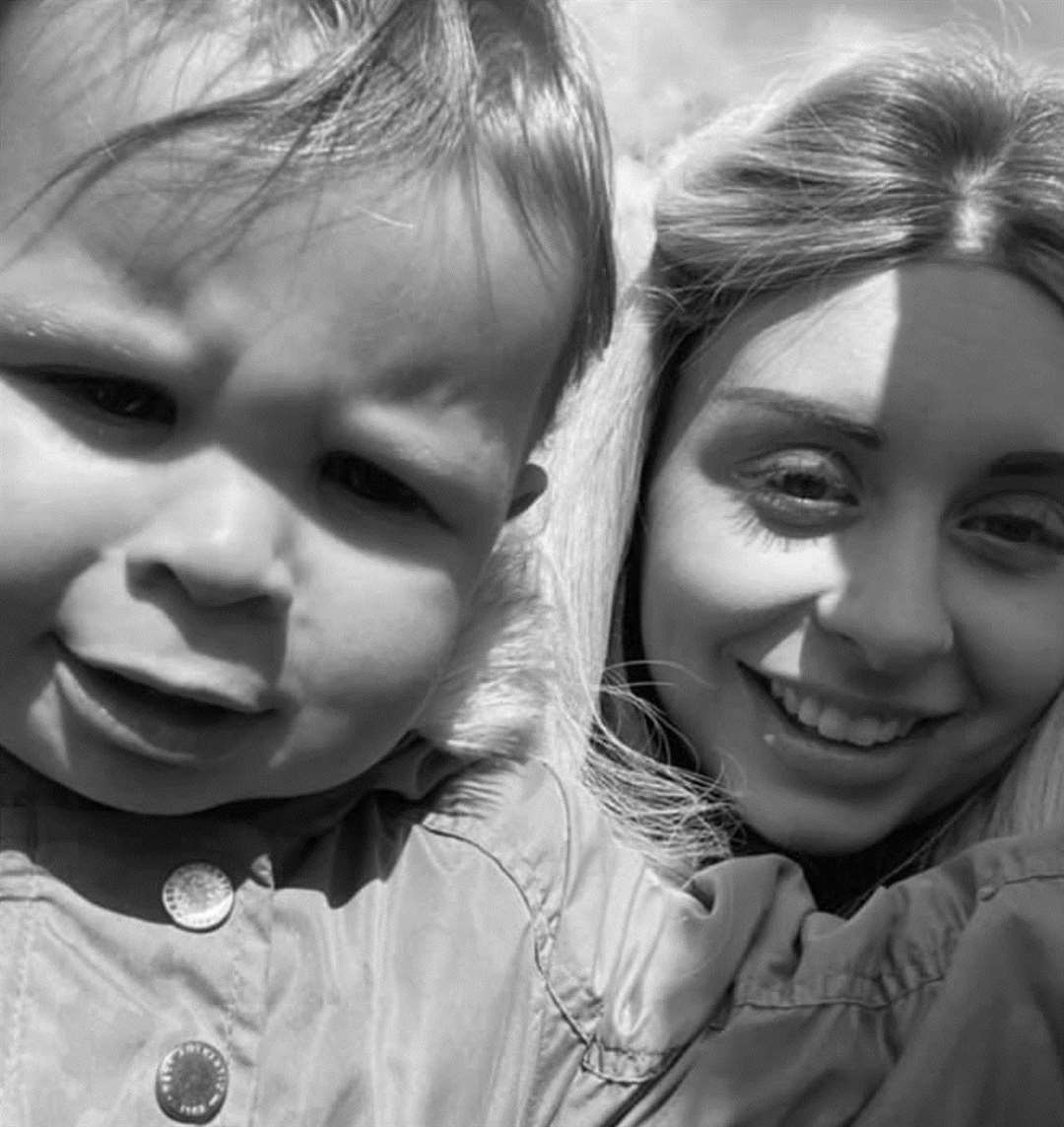 Sophie Collins with her eldest daughter Daisy Pic: Sophie Collins