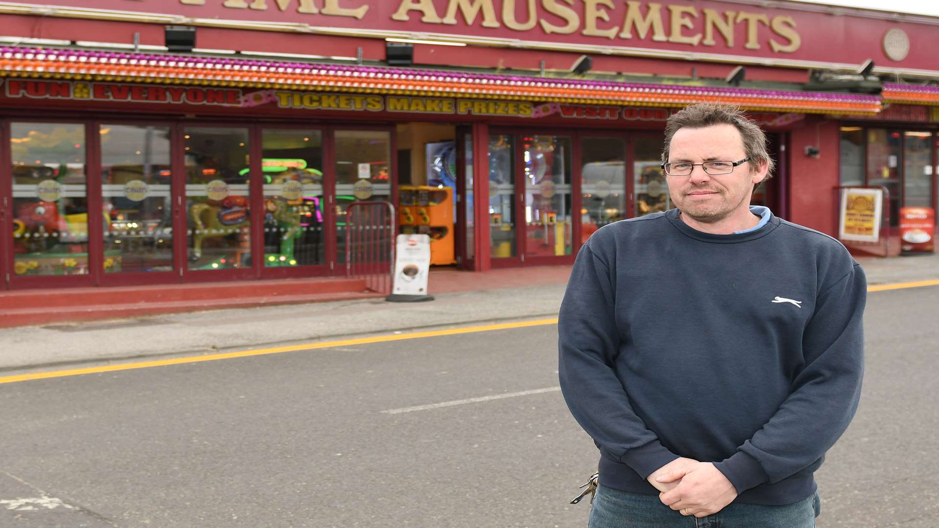 Playtime Amusements manager Steve Dawson. Picture: Steve Finn Photography