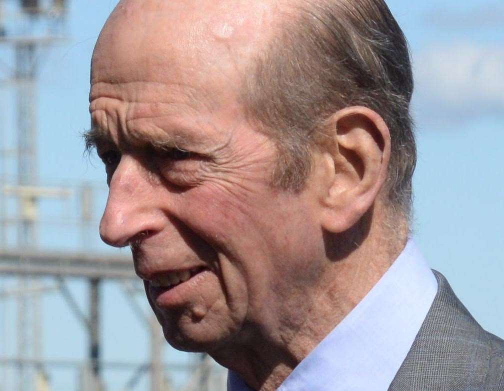 The Duke of Kent, pictured in 2018, visited Hornby Hobbies. Picture: Chris Davey