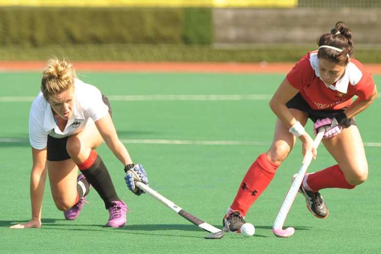 Holcombe Ladies take on Bowdon Hightown Picture: Steve Crispe