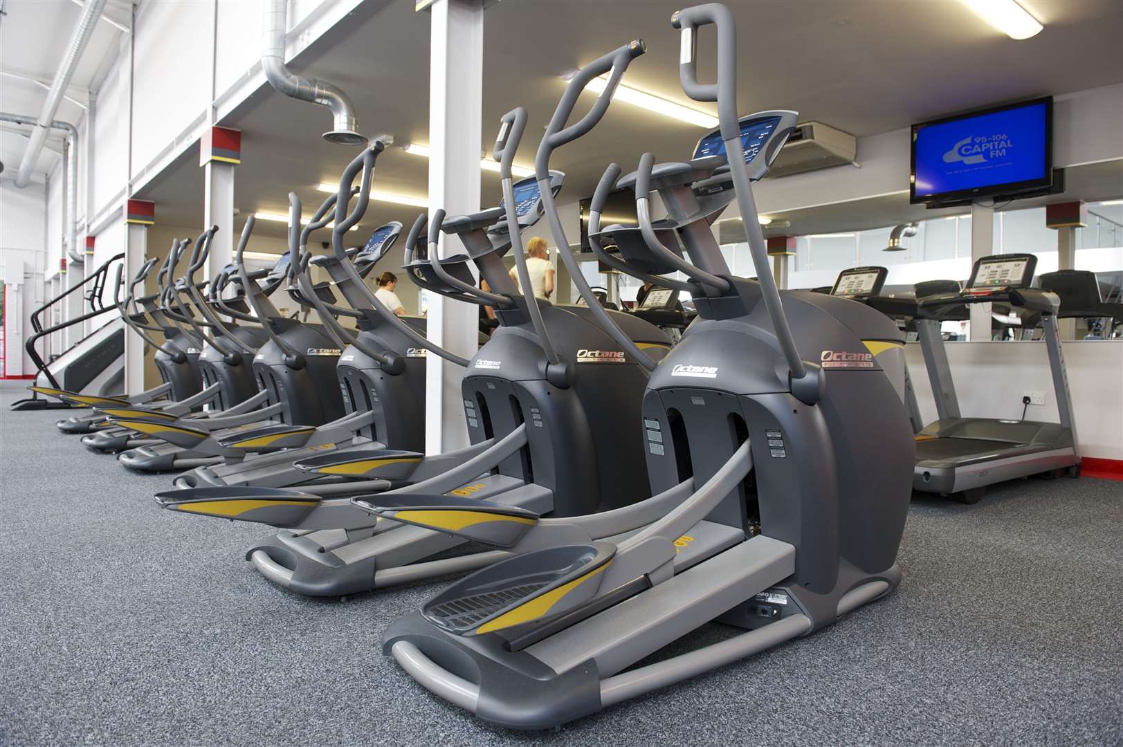 Inside Snap Fitness at St Michael's Road, Sittingbourne