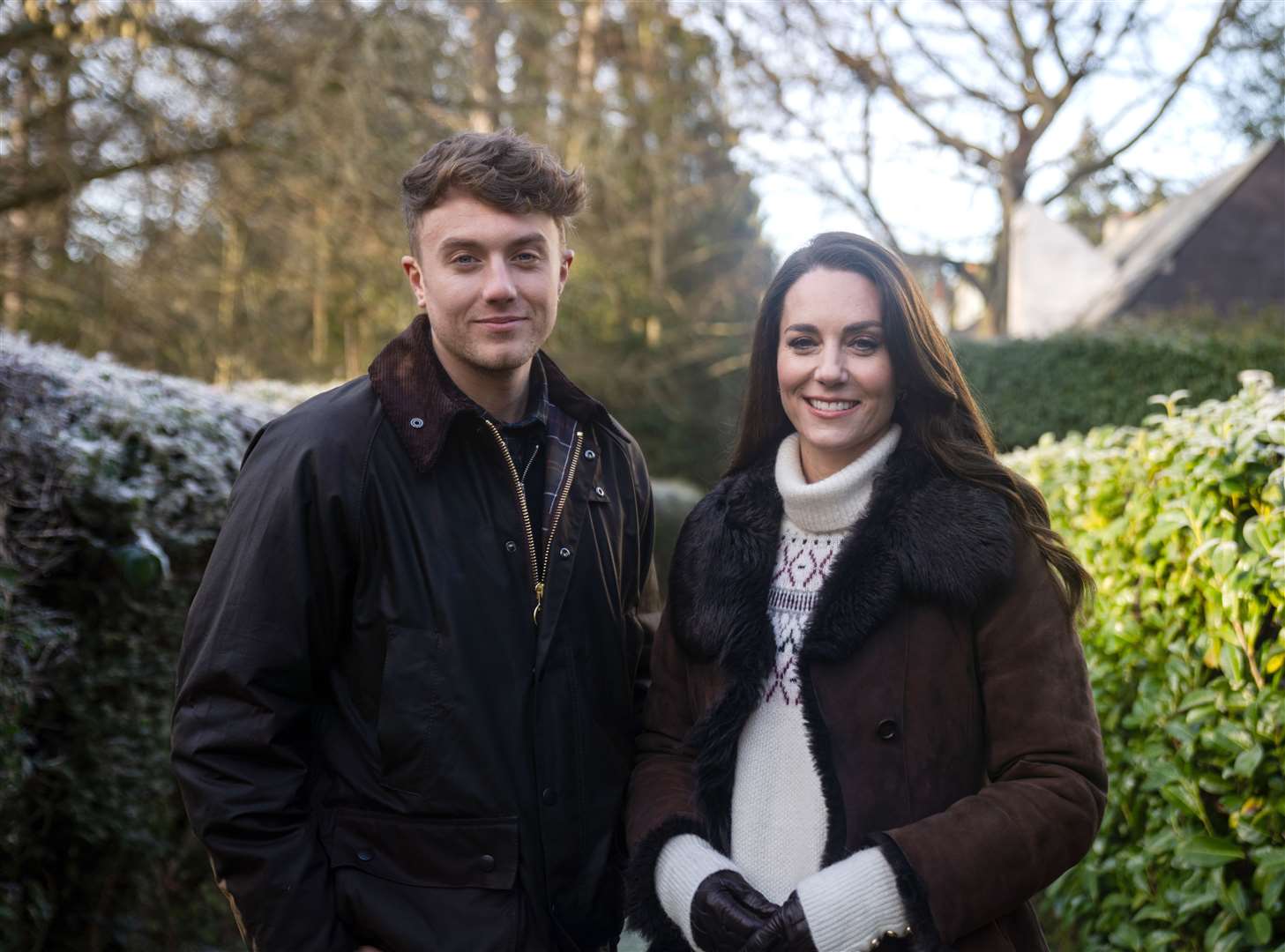 The Princess of Wales with radio presenter Roman Kemp, (Kensington Palace/PA)