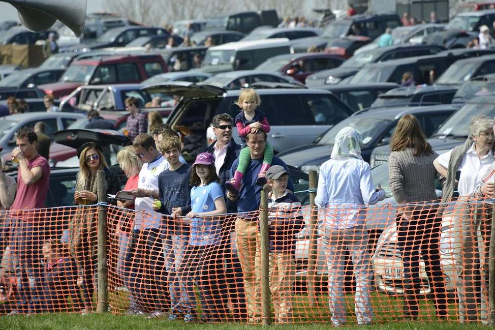 Hundreds of people enjoyed the Aldington point-to-point meeting on Easter Monday