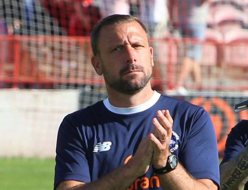 Tonbridge Angels manager Steve McKimm Picture: Dave Couldridge