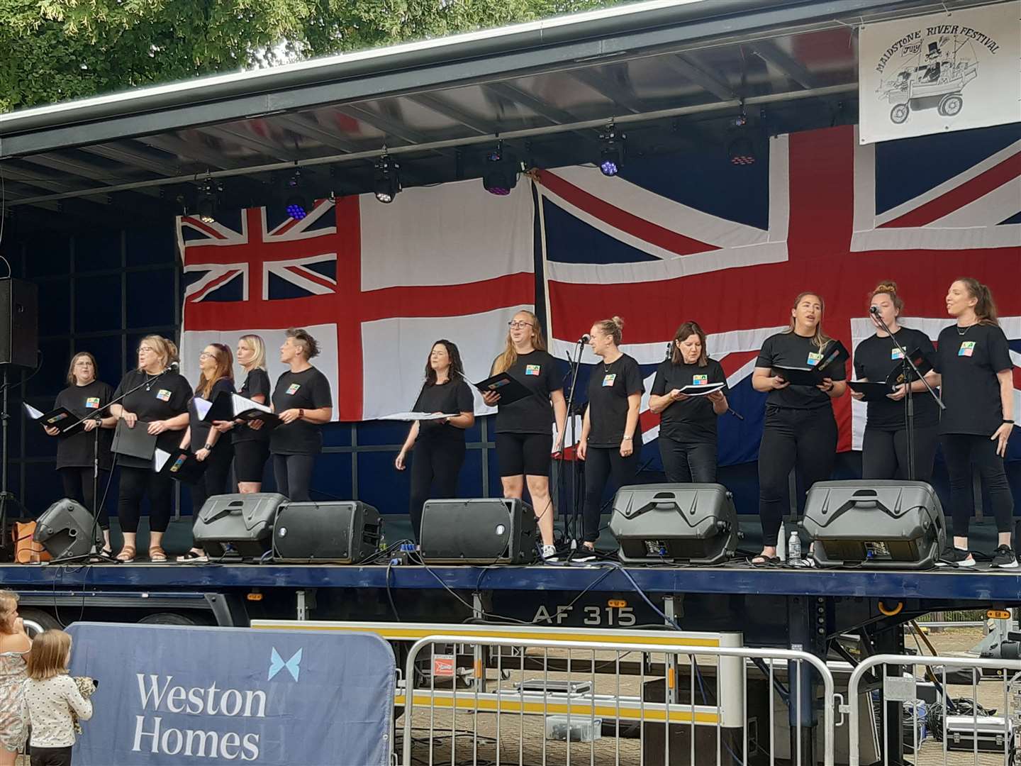 Crowds were entertained by a myraid of acts on the stage at Lockmeadow