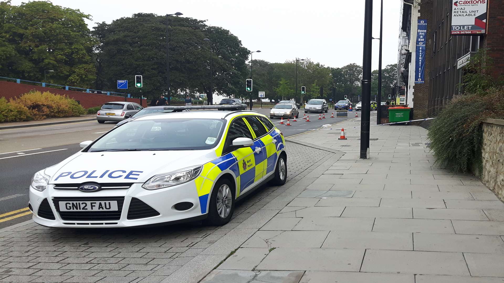 Police at The Brook, Chatham