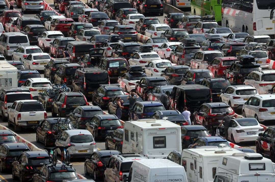 There are fears of long queues at the Port of Dover when the new European Entry/Exit System starts in November. Picture: Barry Goodwin