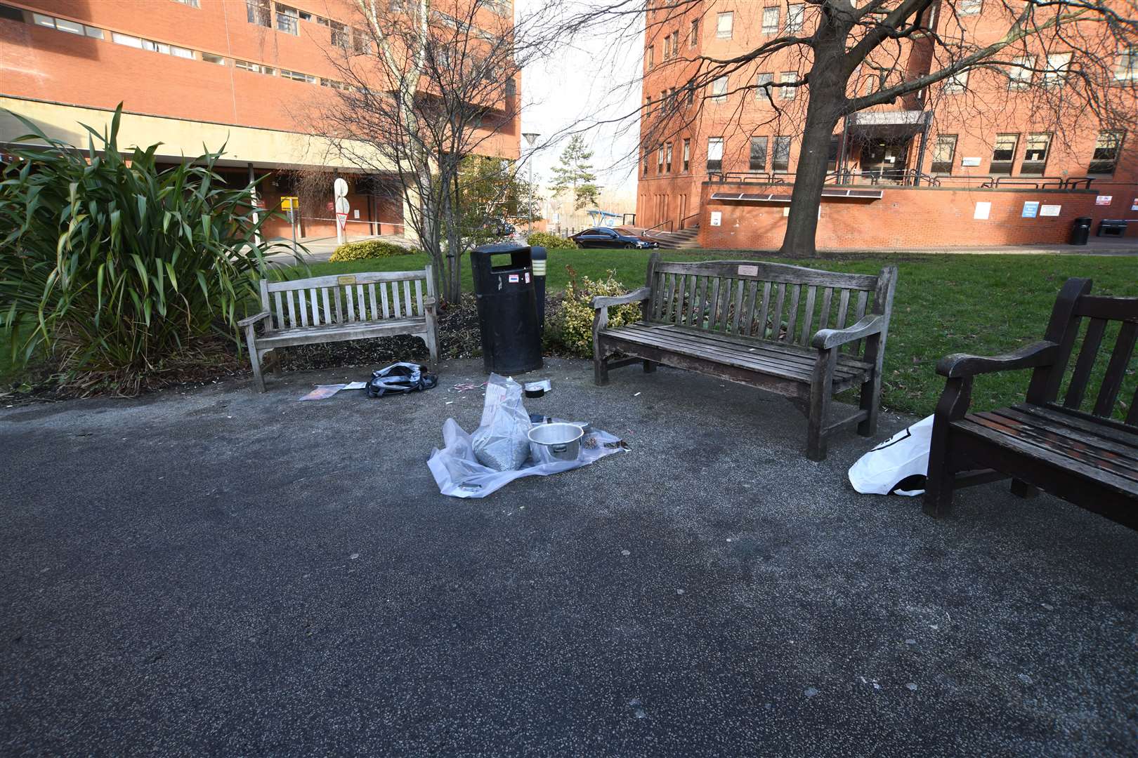 The device at the scene at St James’s Hospital in Leeds (Counter Terrorism Policing North East)