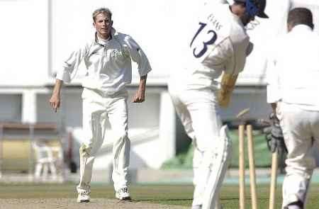 Radlett bastman Evans is cleaned bowled. Picture: MATTHEW READING