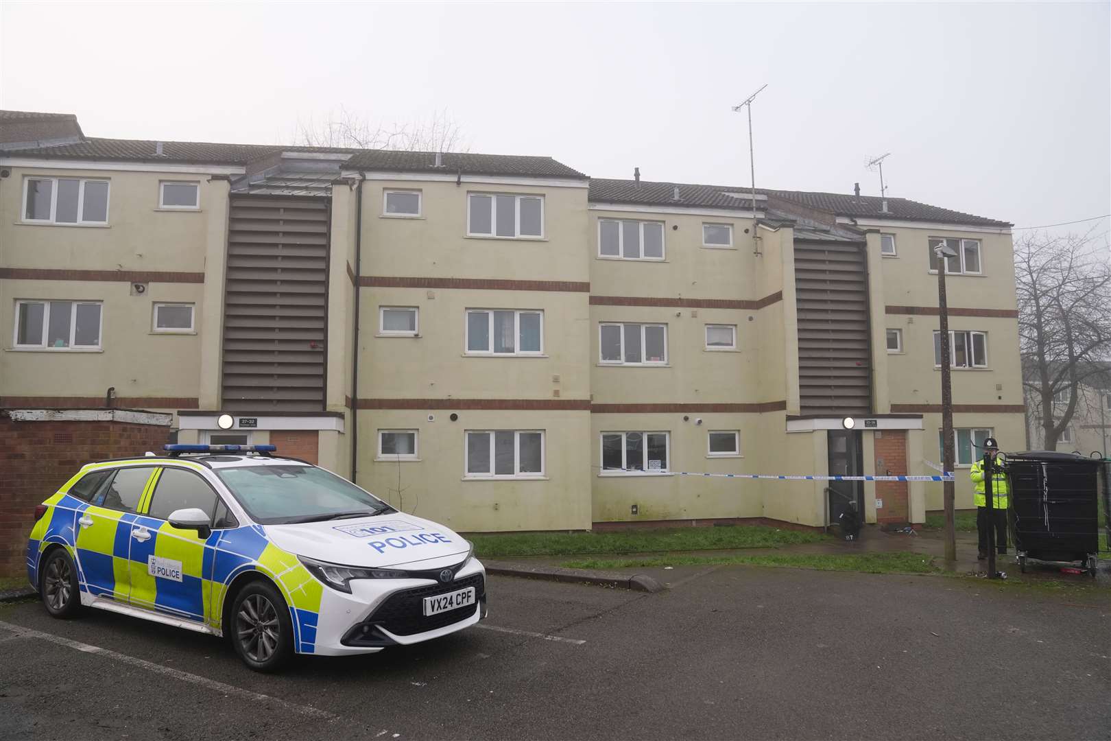 The force said nobody else was in the property in Fownhope Close (Jacob King/PA)