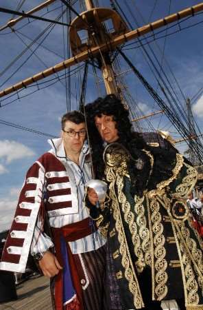 Peter Pan: Joe Pasquale, Smee, and Alex Giannini, Capt Hook