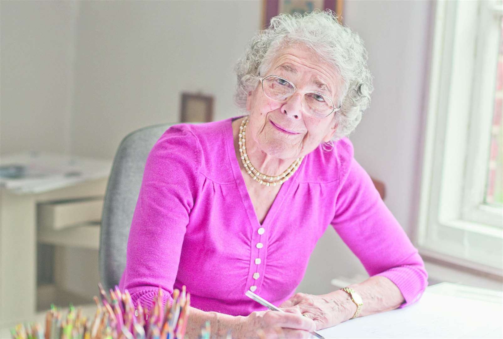 Author Judith Kerr Picture: Eliz Huseyin/PA.