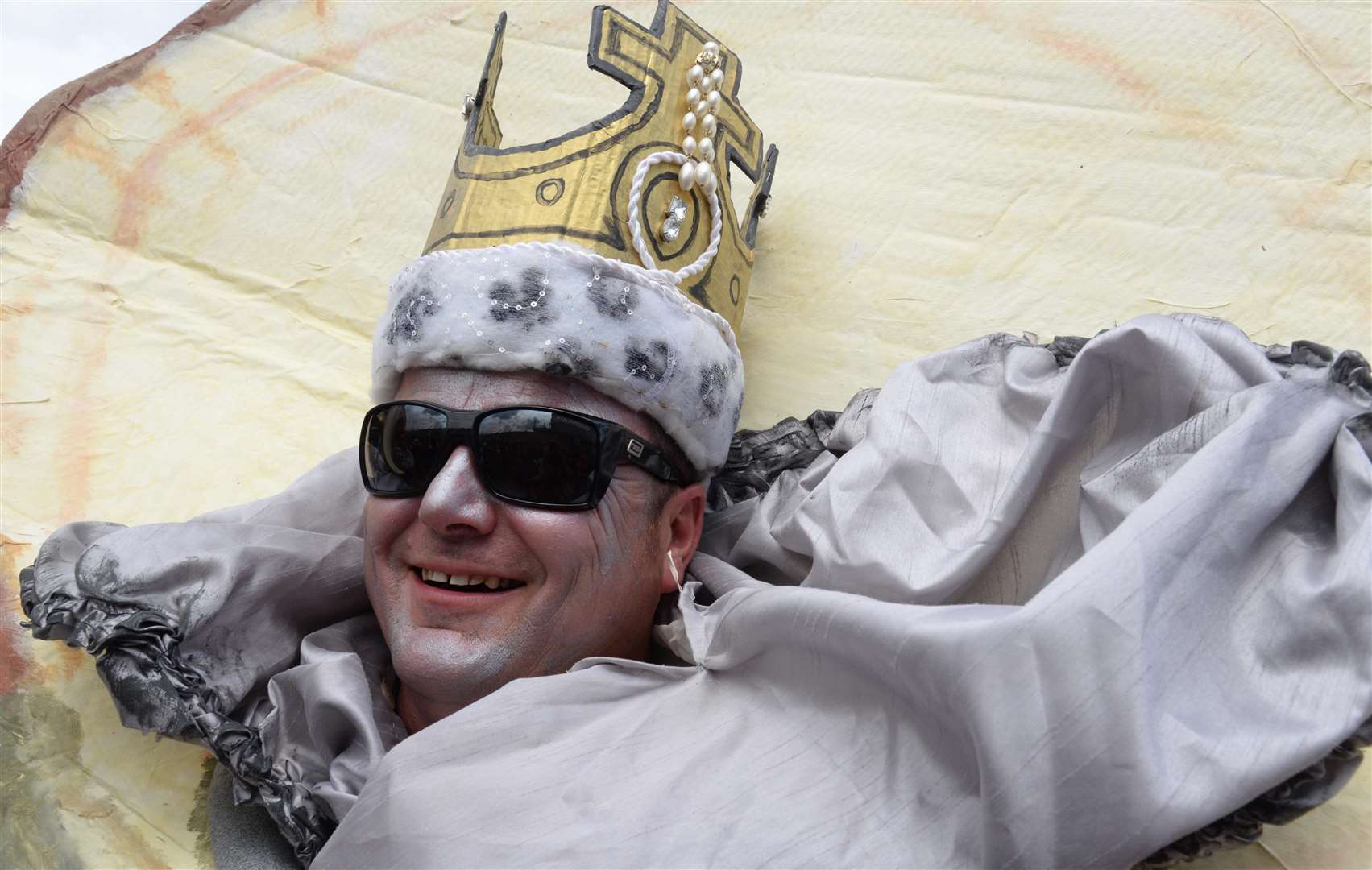 George Duce as the Oyster King during the parade last year Picture: Chris Davey