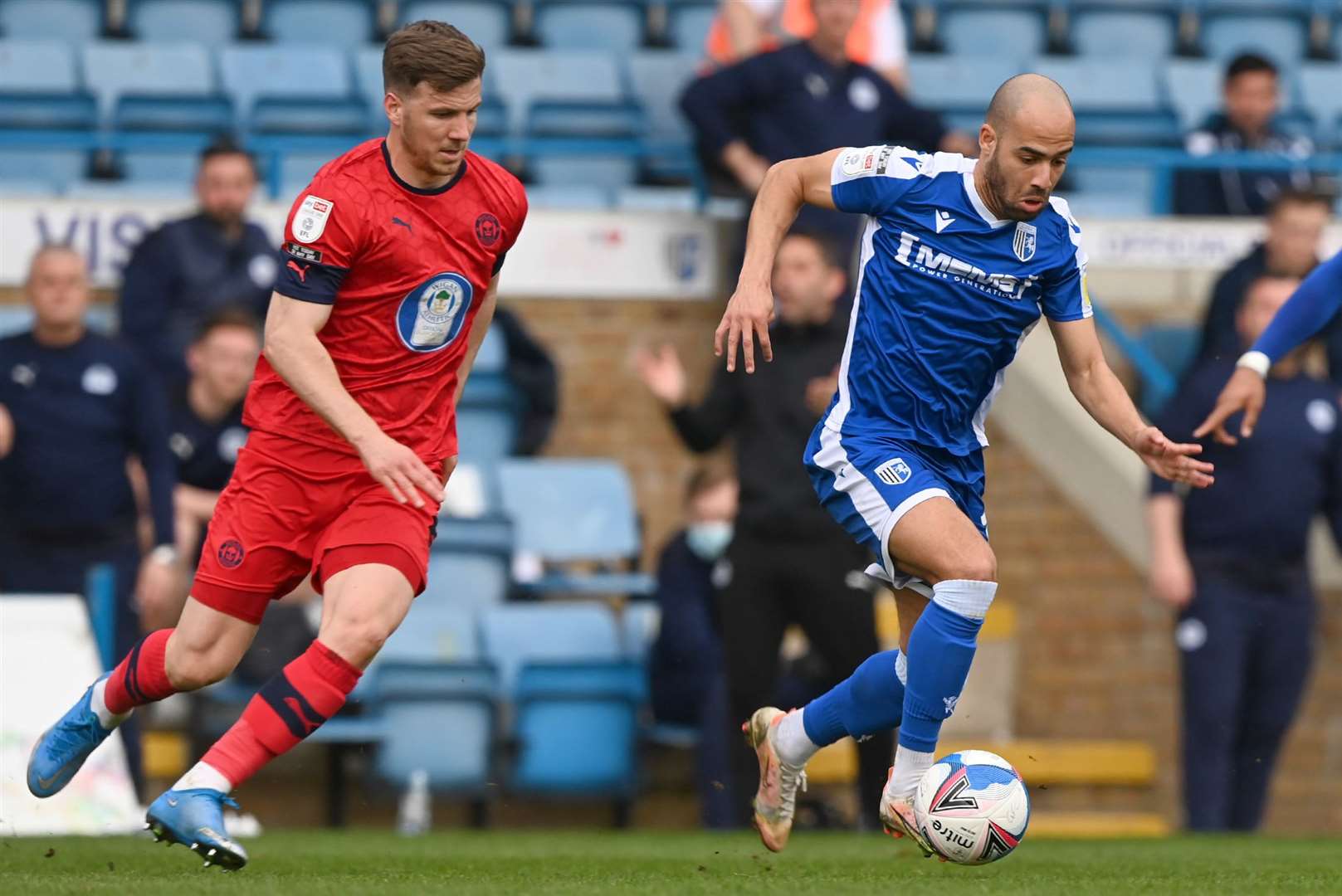 Jordan Graham - was a key figure for Gills in the 2020/21 season. Picture: Keith Gillard