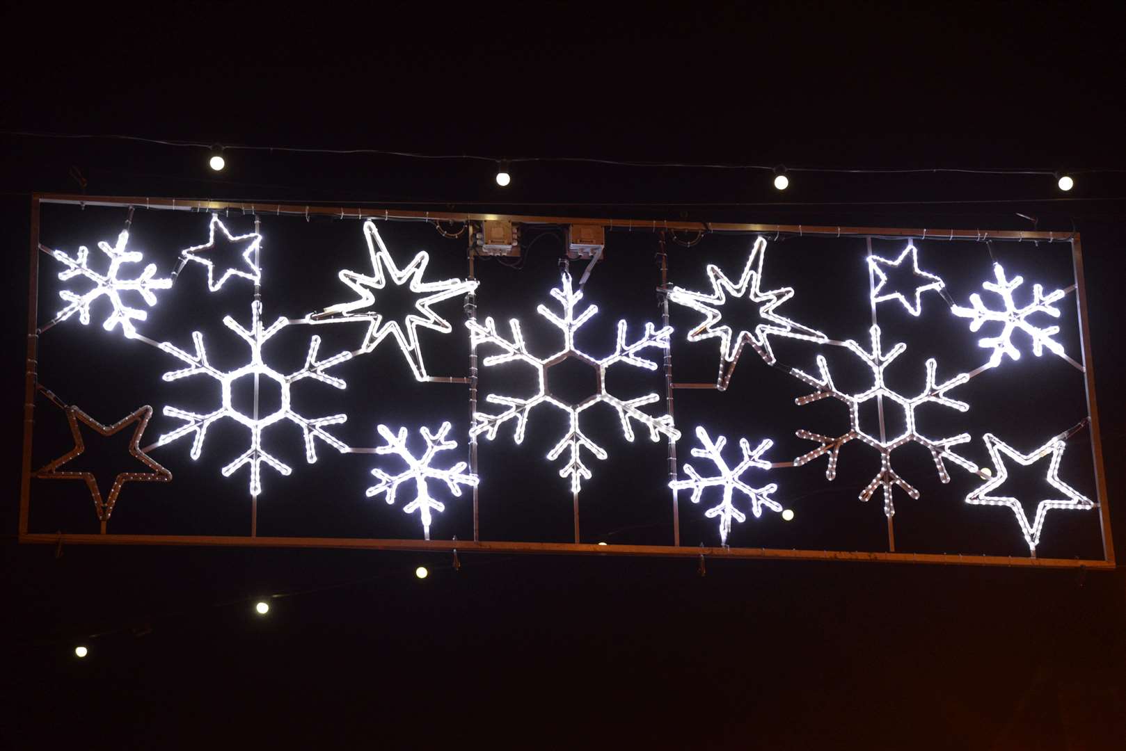 Herne Bay Christmas lights in Mortimer Street in 2014. Picture: Chris Davey