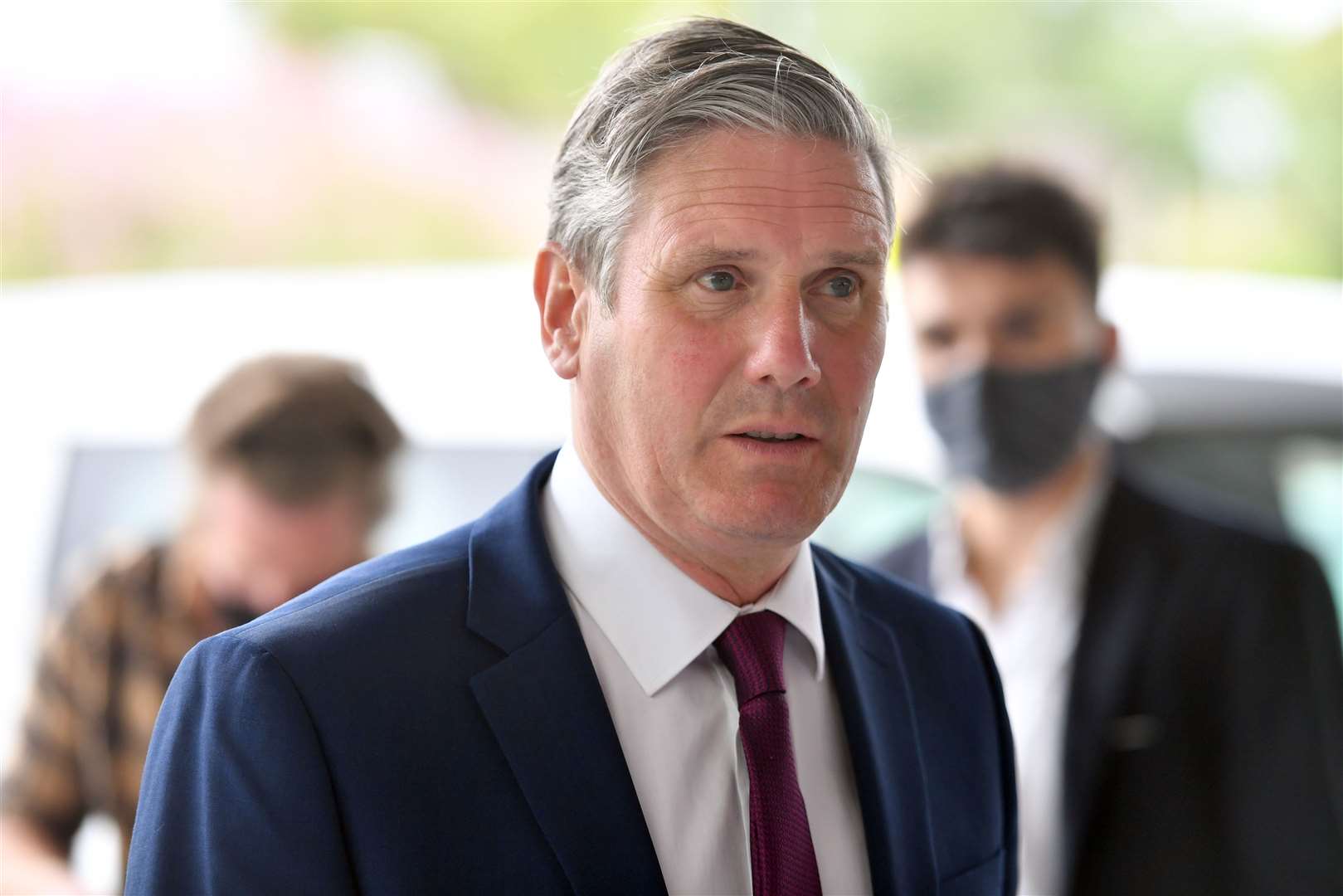 Sir Keir starmer said Richard Leonard’s positinwas a ‘matter for Scottish Labour’. (Jacob King/PA)