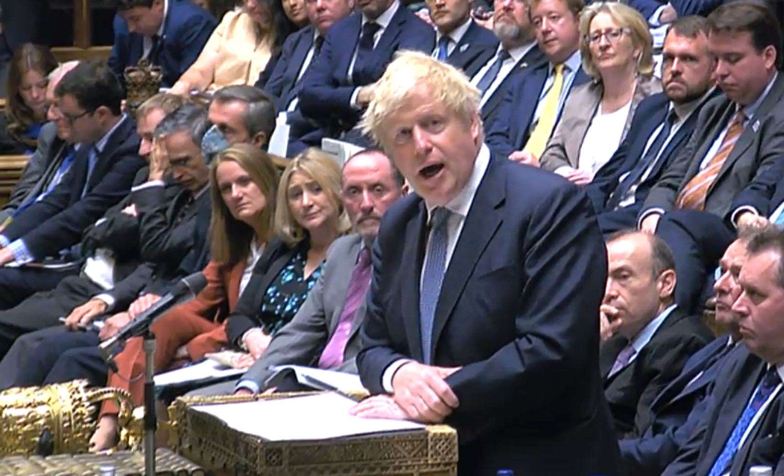 Prime Minister Boris Johnson told MPs he took responsibility for the failings on his watch (House of Commons/PA)