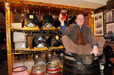 John Newick at The Lifeboat Ale and Cider House, Margate