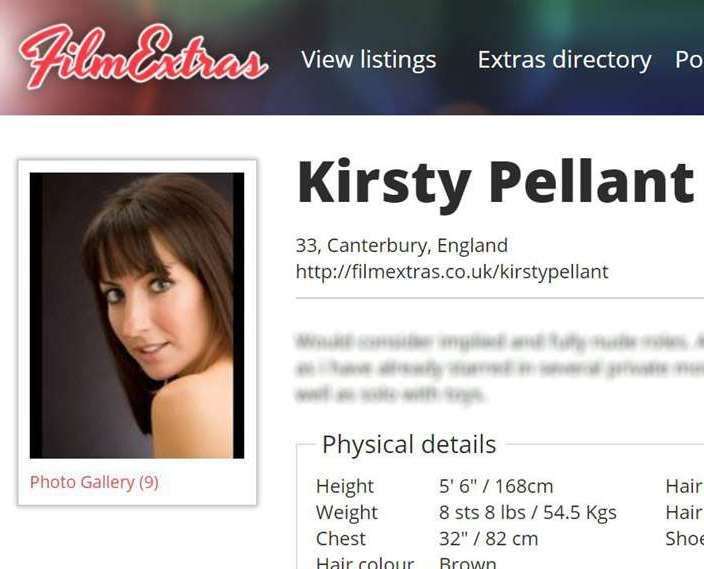 One of the websites Kirsty Pellant's photograph was maliciously used on by Jonathan Bates to create a fake account offering herself for adult film work