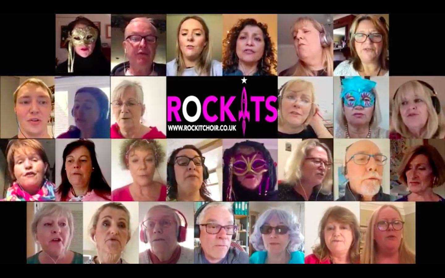 The Rockits choir's virtual performance (33263560)