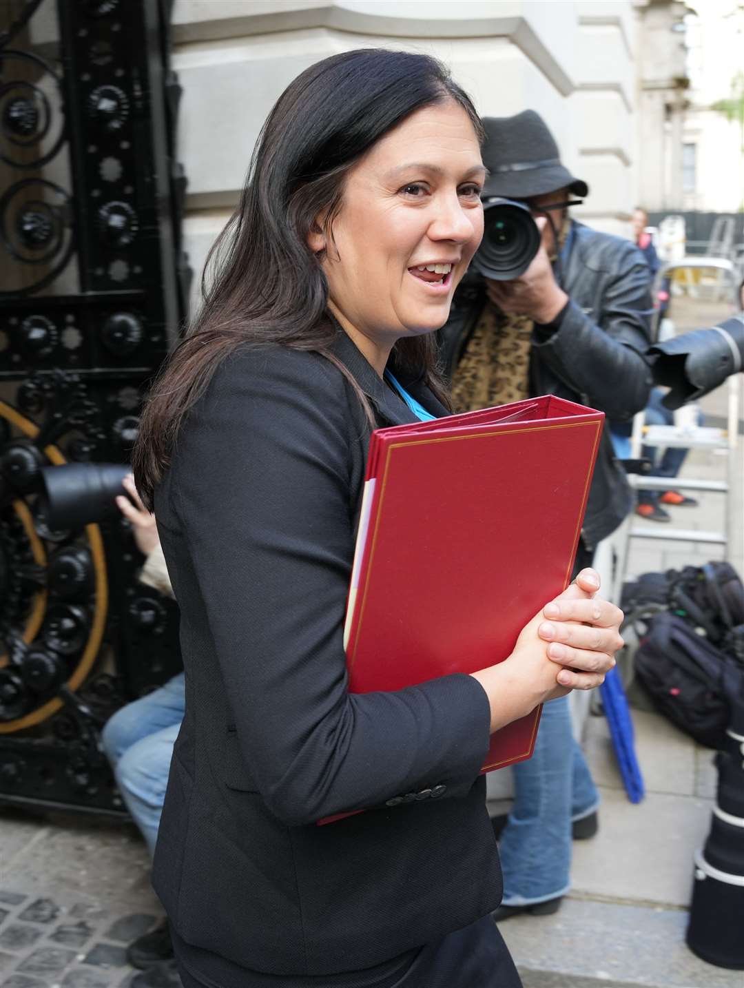 Secretary of State for Culture, Media and Sport Lisa Nandy, arrives in Downing Street, London, for a Cabinet meeting (Jeff Moore/PA)