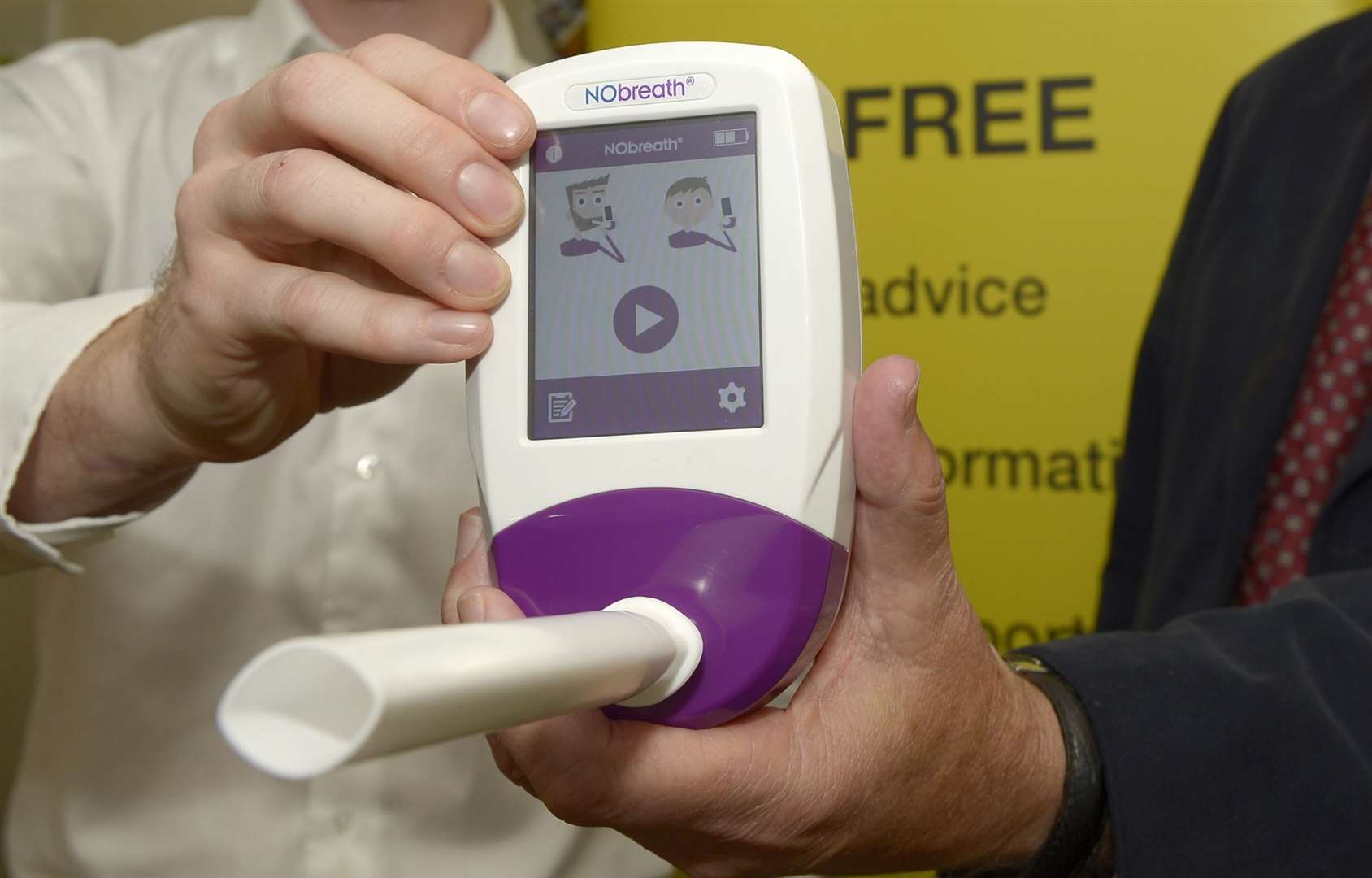 The NObreath is normally used to diagnose asthma