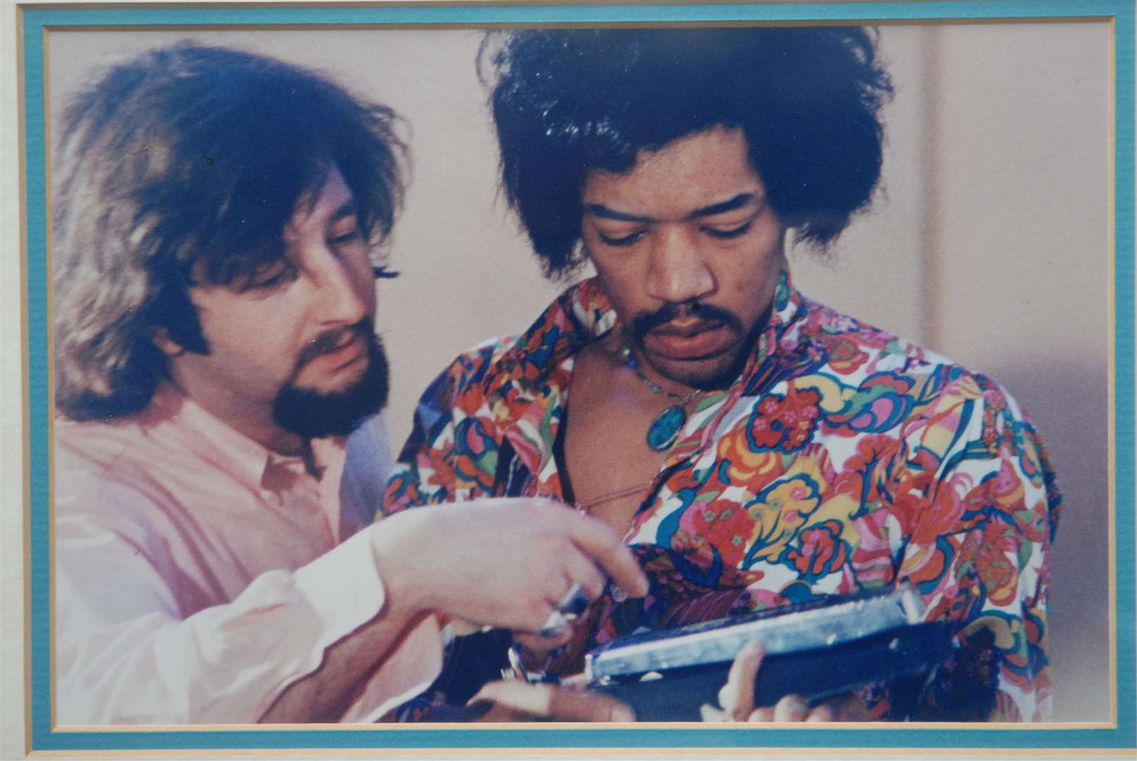 Gerry Stickells from Lydd Lifetime Award for music. with Jimmy Hendrix (GERRY STARTED INTHE BUSINESS AT THE AGE OF 22) picture by Barry Duffield Gerry started in the business at the age of 22 (7747706)