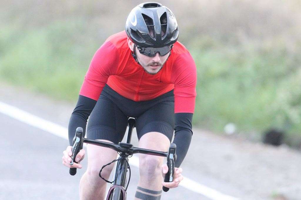 Tom Odell was first rider in the Road Bike category with a time of 25:13 Picture: Mike Savage Photography